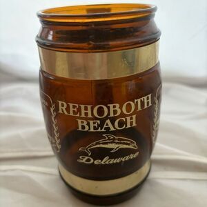 Rehoboth Beach Delaware Siesta Ware Brown Mug With Wood Handle